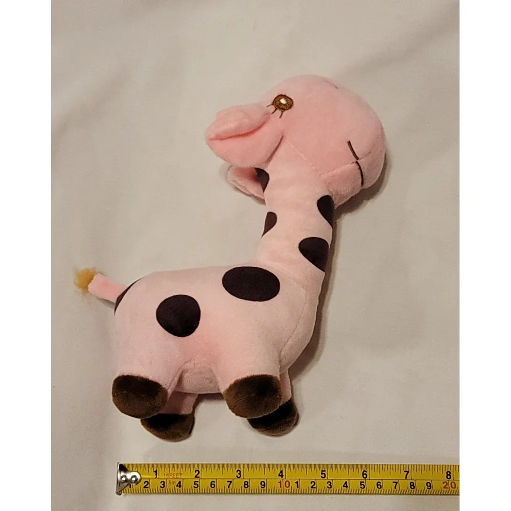 BABY GIRAFFE Pink w/Polka Dots 9